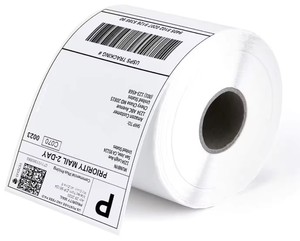 Custom Logo 4x6 Inch Direct Thermal Label