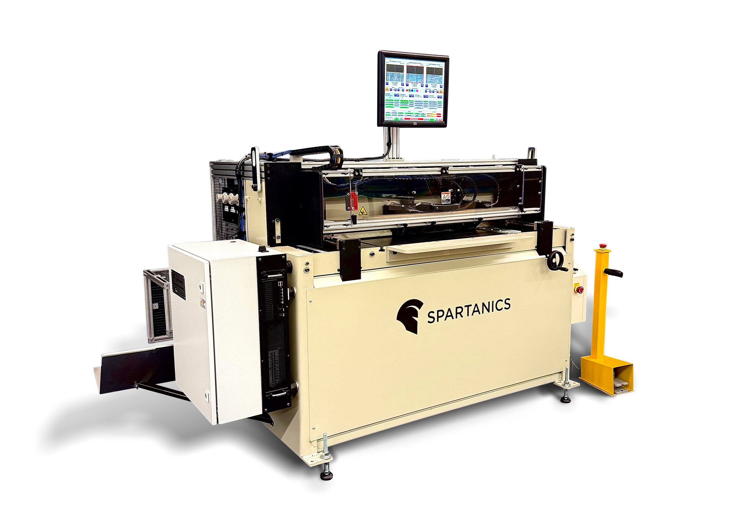 Spartanics M255 Heavy-Duty Automatic Registration Shear Machine