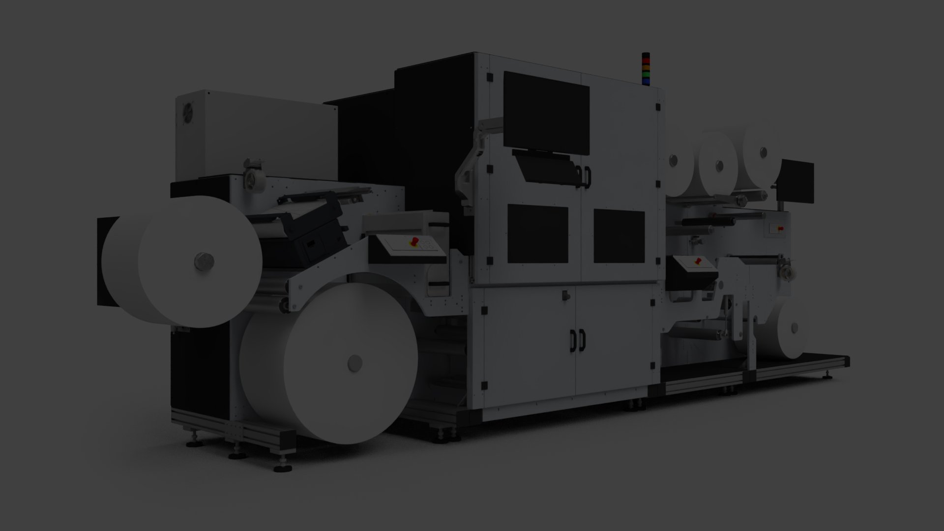 Spartanics Industrial Large Format Web Printing Line
