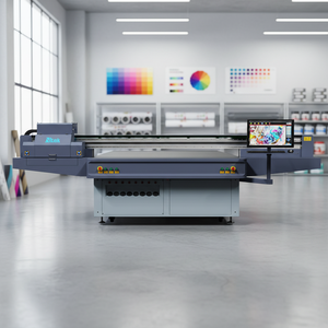 3D Large Format UV Flatbed Printer YC2030L Acrylic PVC Carbord Plastic Digital Printing Machine for Sale